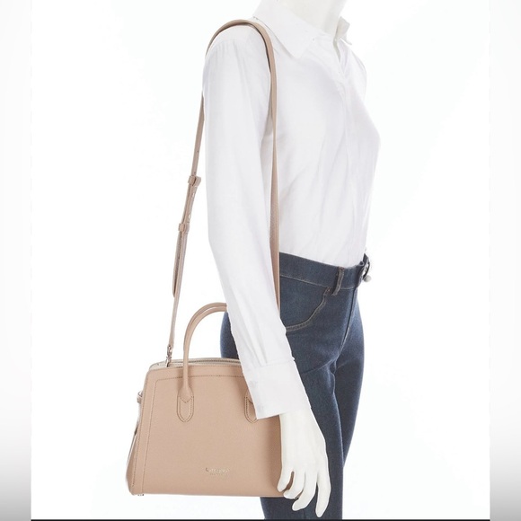NWT Kate Spade Knott medium satchel in tan *updated pics* - Picture 6 of 14